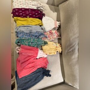 Peek Pink and Yellow Shorts Vibrant Casual Bottoms